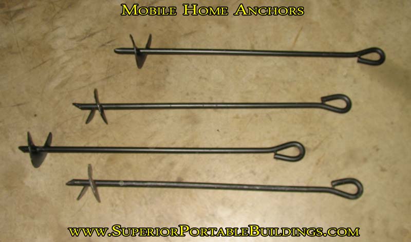 Carport mobile home anchors