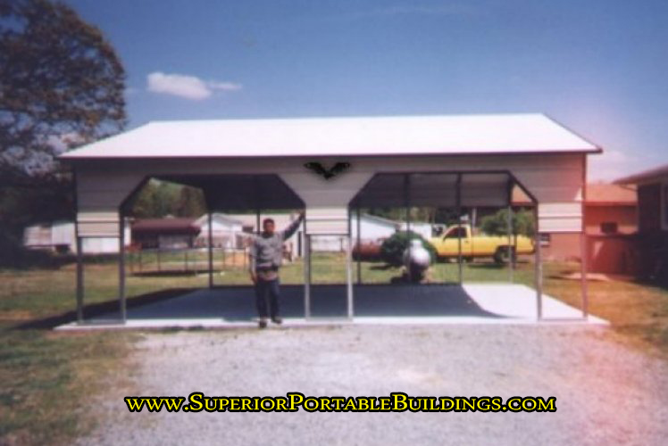 Side entry carports for sale.