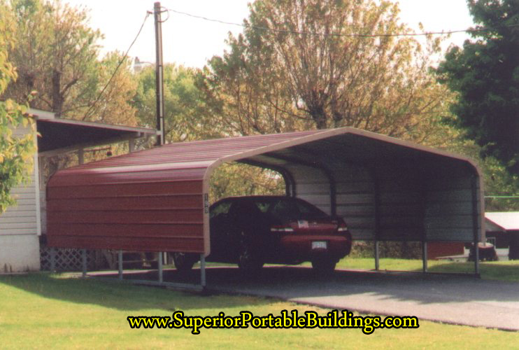 carport with side panel