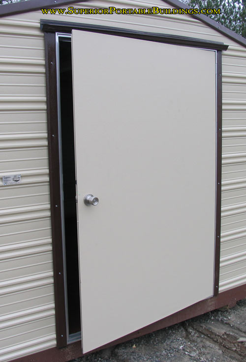 Insulated mobile home style door