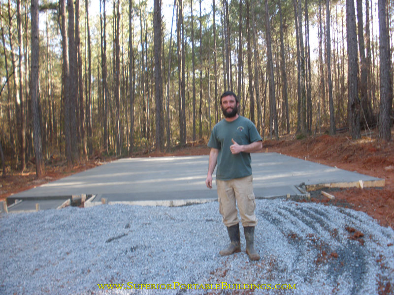 24' wide x 40' long p13 terney concrete slab a