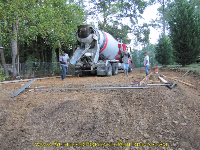 24 wide x 30 long p15 concrete building slab a4