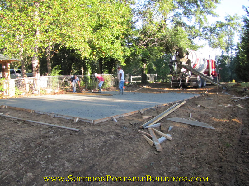 24 wide x 30 long p15 concrete building slab a5