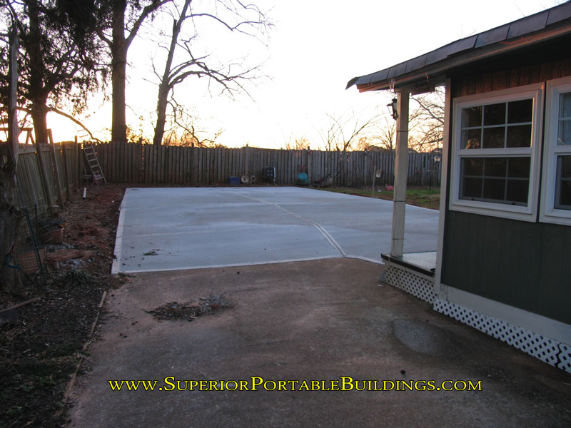 24 wide x 30 long concrete building slab image 1