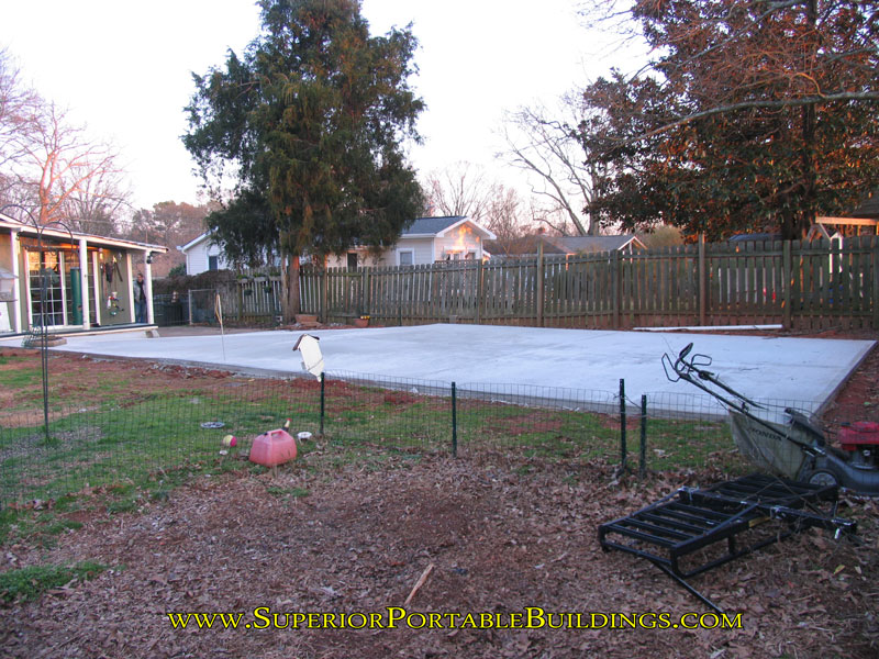 24 wide x 30 long concrete building slab image 3