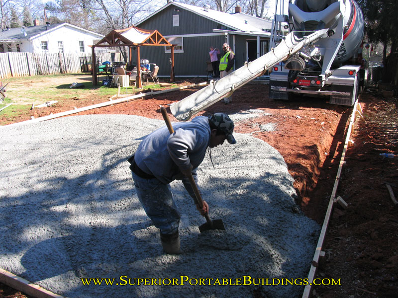 24 wide x 30 long concrete building slab image 4