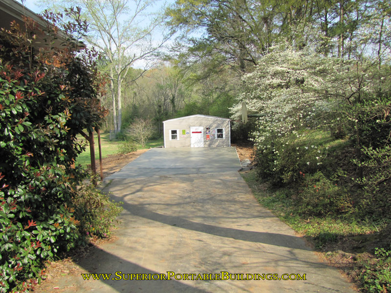 24 wide by 30 long concrete building slab 1