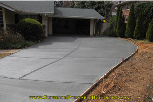 Concrete driveway replacement project 2