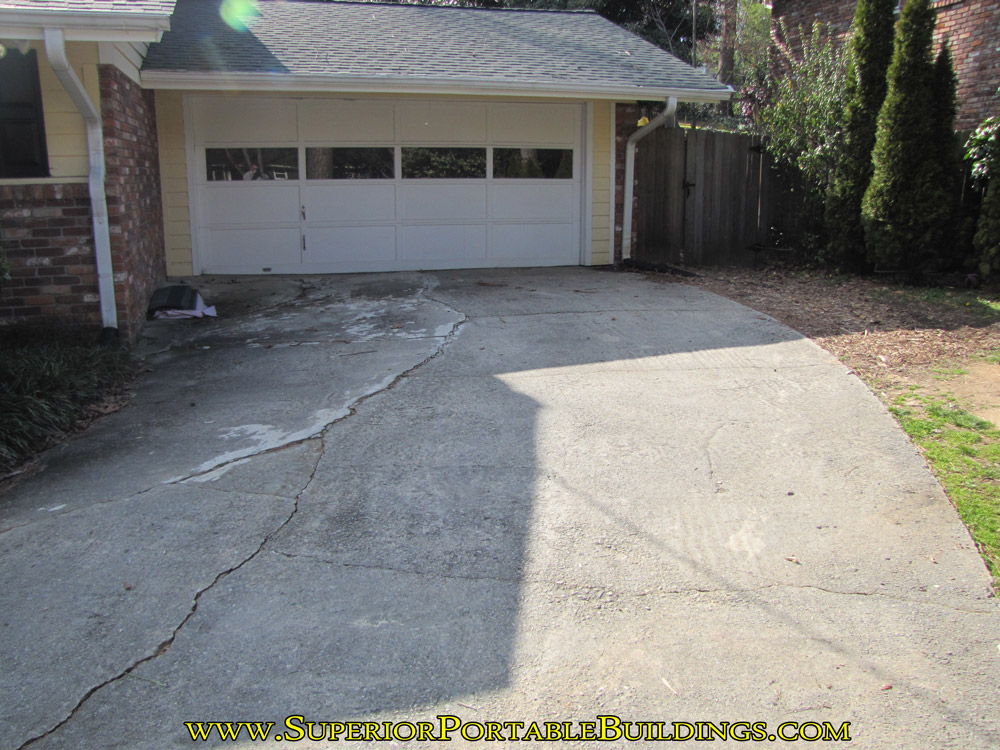 Water getting in near house.