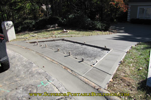 Concrete driveway replacement project 4