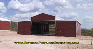 Texas metal barn