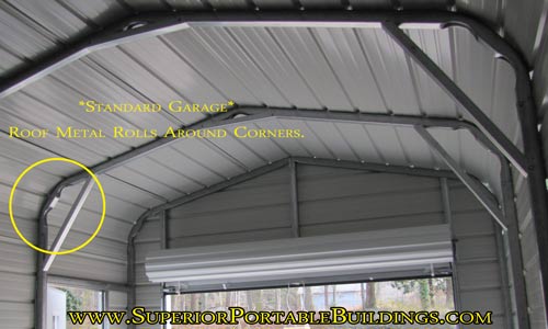 standard-metal-garage-inside-roof