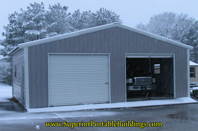 Vertical roof steel building