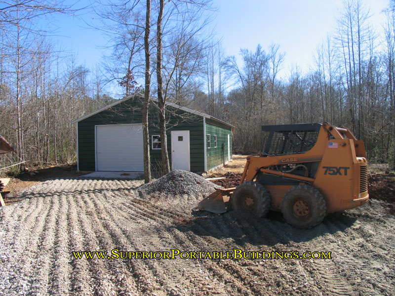 steel garage front