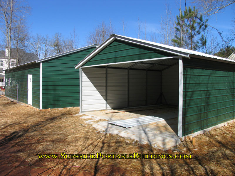 wood storage area