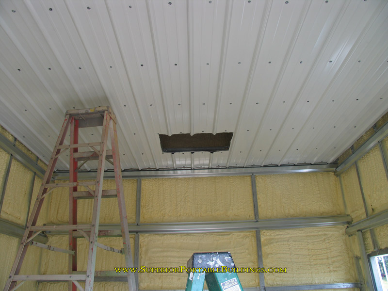 installing interior metal walls