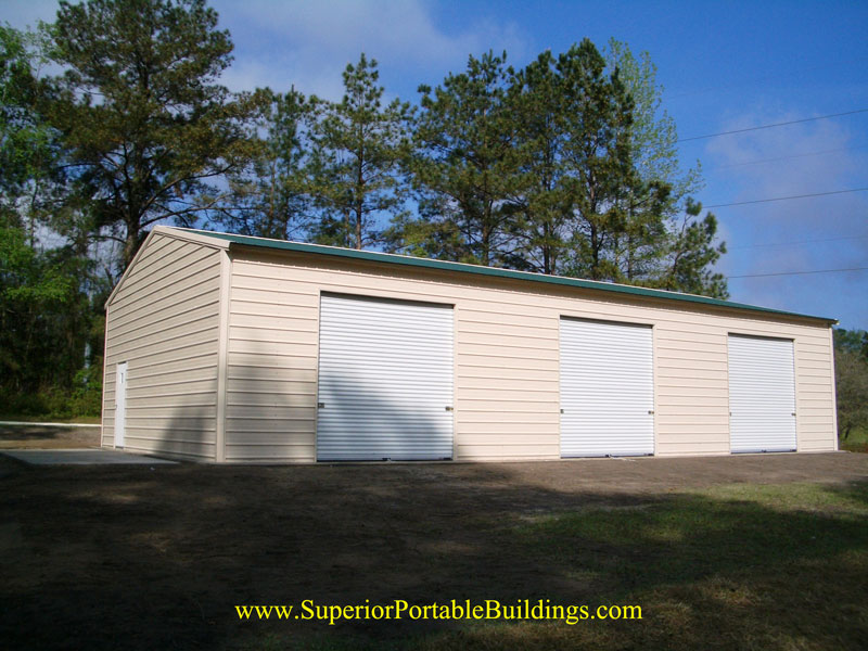 30x60x12 Boxed Eave Garage